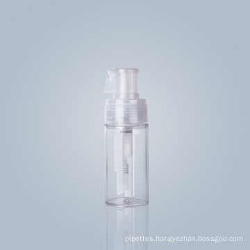 110ml transparent plastic fine mist powder spray bottle